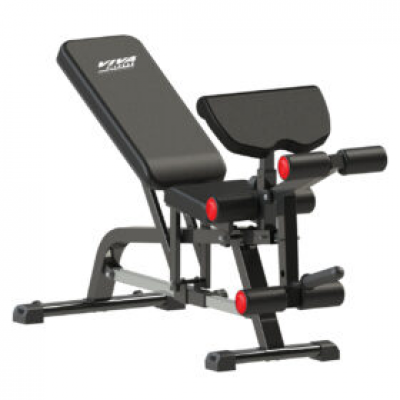 X100 FID BENCH WITH PREACHUR CURL VIVA FITNESS