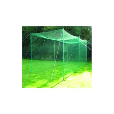CRICKET BOX NET NYLON: SIZE 72 FT X 10 FT, 80 FT X 10 FT, 100 FT X 10 FT (ALL WITH CEILING)