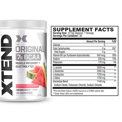 Scivation Xtend BCAAs Powder for Adults - 402gm, 30 Servings (Watermelon)