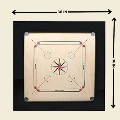 36 X 36 CARROM BOARD (INTERNATIONAL QUALITY)     