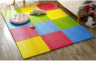 INTERLOCKING MULTIPURPOSE RUBBER FLOORING: 10 MM  