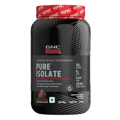 GNC Amp Pure Isolate Whey Protein 2 Lbs