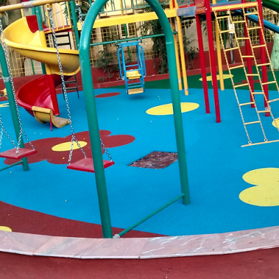 SUNTECH - PLAYGROUND FLOORING 25 MM EPDM TOP(19 MM BASE + 6 MM EPDM TOP) 