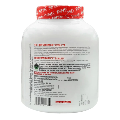 GNC Pro Performance 100% Whey 4 Lbs