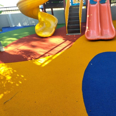 ECOFLEX - PLAYSAFE 36MM EPDM TOP(30 MM BASE + 6 MM EPDM TOP)IMPORTED BELGIAN CRUMBS