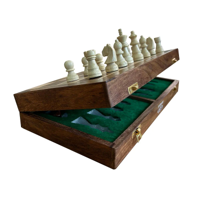 Wooden Magnetic Chess Set