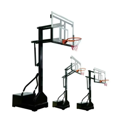 BASKETBALL POST SET FIXED MOVEABLE JACK SYSTEM