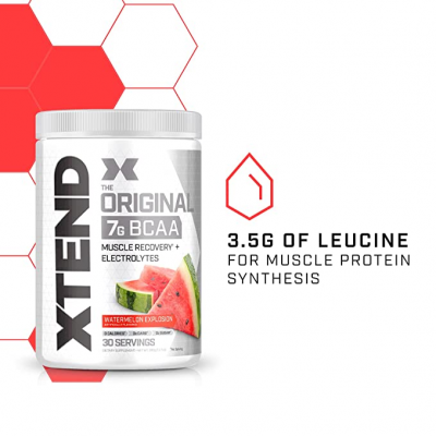 Scivation Xtend BCAAs Powder for Adults - 402gm, 30 Servings (Watermelon)