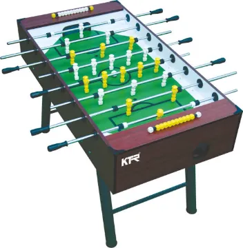 SOCCER TABLE / FOOS BALL TABLE COMPLETE WITH FITTINGS SUPER  HEAVY QUALITY MAHAGONY