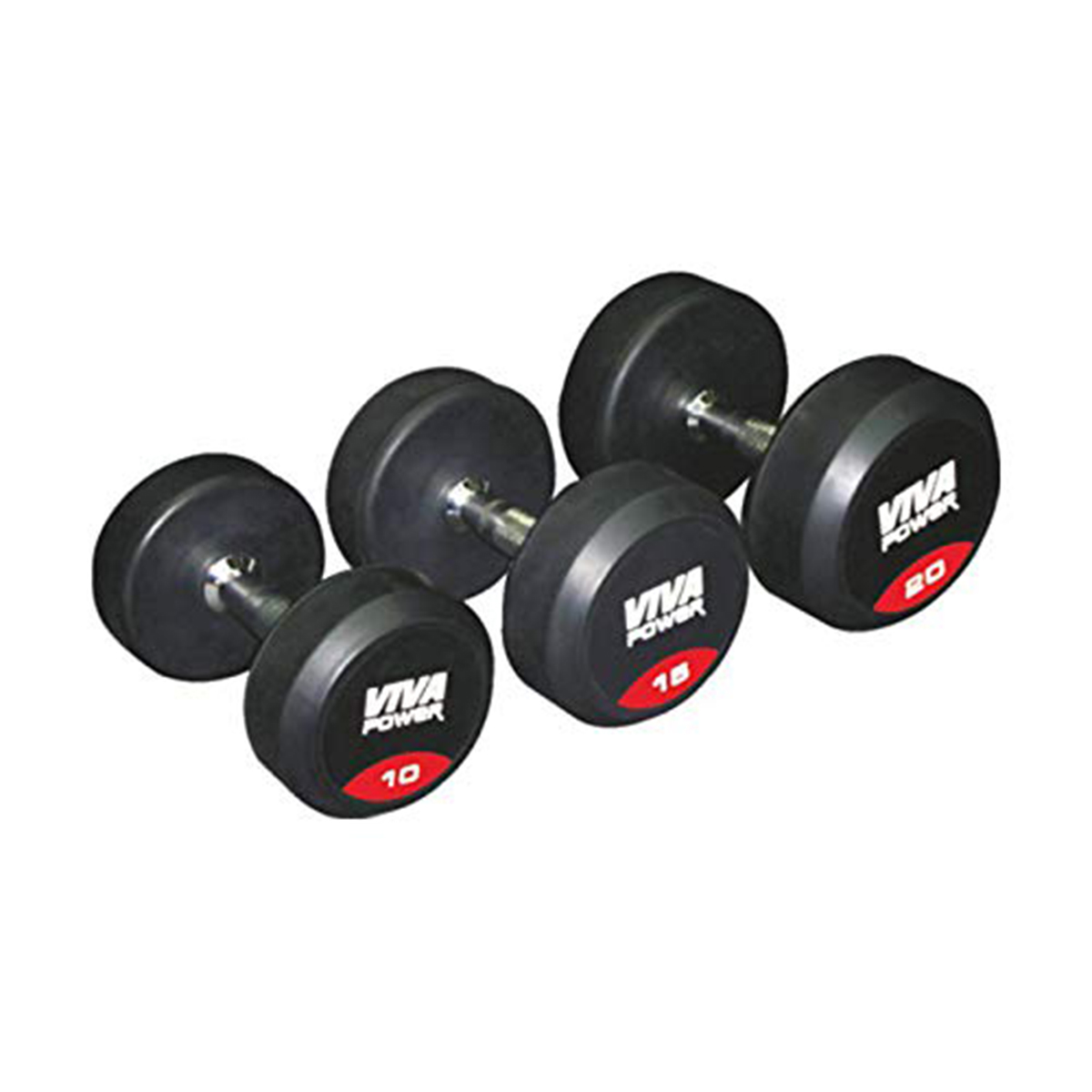 ROUND DUMBBELL VIVA POWER RUBBER