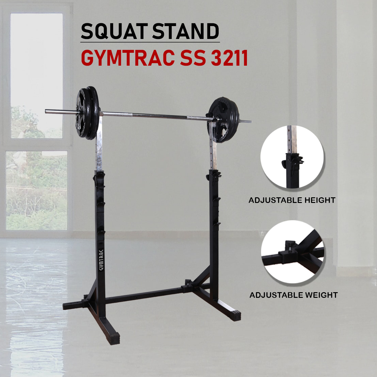 GYMTRAC SS 3211 SQUAT STAND