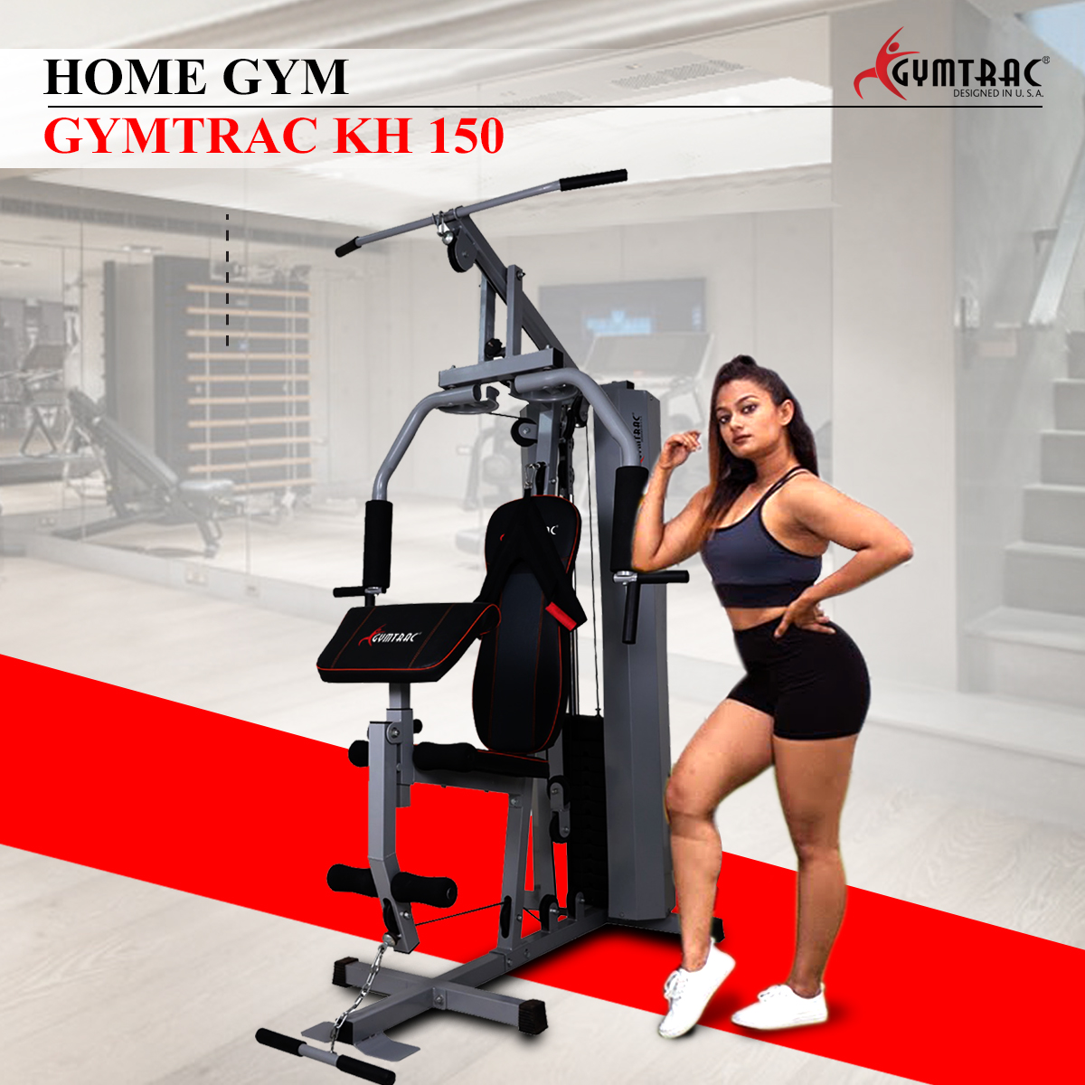 GYMTRAC KH 150 HOME GYM WITH SHOULDER