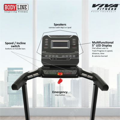 VIVA FITNESS T 909 MOTORISED TREADMILL