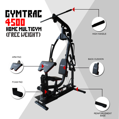 GYMTRAC 4500 HOME MULTI GYM (FREE WEIGHT)