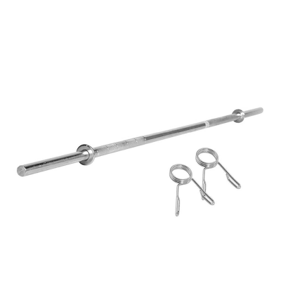 PREMIUM WEIGHT LIFTING STEEL ROD WITH LOCK 25 MM