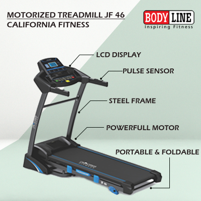 CALIFORNIA FITNESS JF 46 MOTORISED TREADMILL