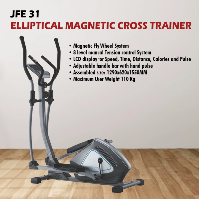 CALIFORNIA/JORDAN FITNESS JFE 31 HOME USE ELLIPTICAL MAGNETIC CROSS TRAINER