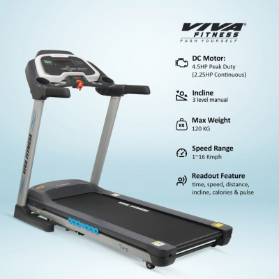 T 415 MOTORIZED TREADMILL - VIVA FITNESS