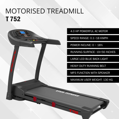 VIVA FITNESS T 752 MOTORISED TREADMILL