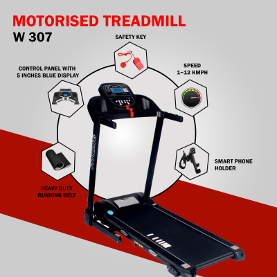 MOTORISED AC TREADMILL FITKING W 307