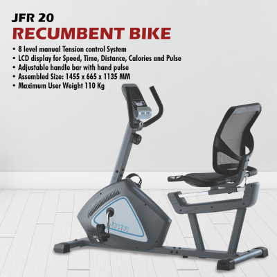 CALIFORNIA FITNESS JFR 20 HOME USE RECUMBENT BIKE