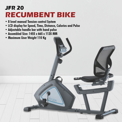 CALIFORNIA/JORDAN FITNESS JFR 20 HOME USE RECUMBENT BIKE