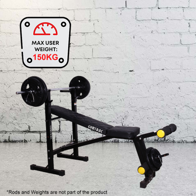 GYMTRAC WB 2012 ADJUSTABLE BENCH WITH LEG EXTENSION 6 IN 1