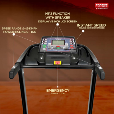VIVA FITNESS T 52 MOTORISED TREADMILL