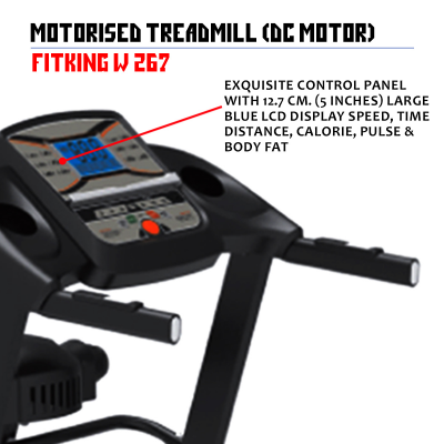 FITKING W 267 MOTORISED DC TREADMILL