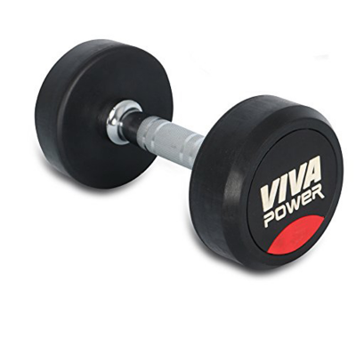 ROUND DUMBBELL VIVA POWER (RUBBER)