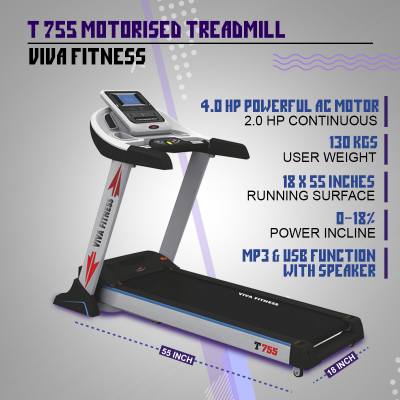 VIVA FITNESS T 755 MOTORISED TREADMILL