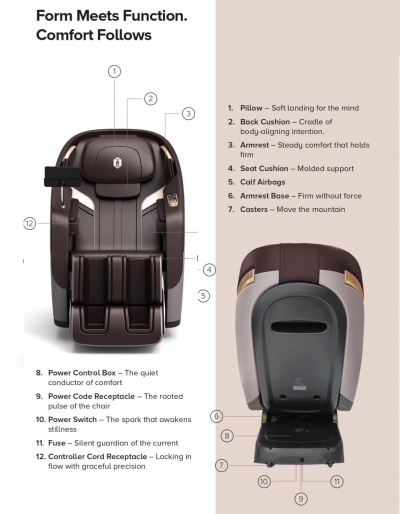 MANZOKU A85 MASSAGE CHAIR