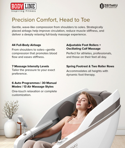 SAIKO A95 4D LI FLEX TRACK MASSAGE CHAIR