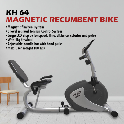 VIVA KH64 MAGNETIC RECUMBENT BIKE