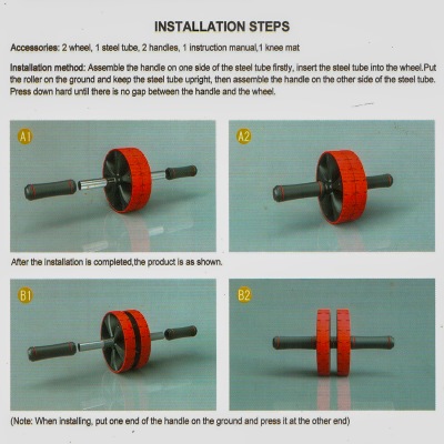 AB ROLLER DOUBLE WHEEL