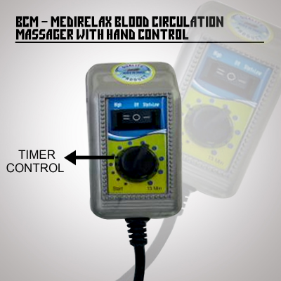 BCM - MEDIRELAX BLOOD CIRCULATION MASSAGER WITH HAND CONTROL