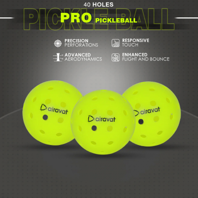 40 HOLE PICKLEBALL 3 PC SET (COMPETITION)
