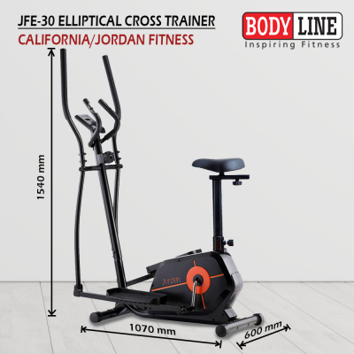 CALIFORNIA FITNESS JFE 30 HOME USE ELLIPTICAL MAGNETIC CROSS TRAINER