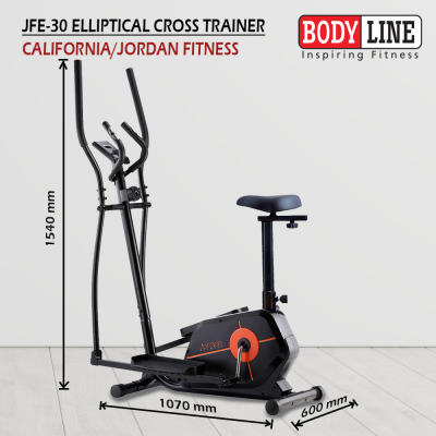 CALIFORNIA/JORDAN FITNESS JFE 30 HOME USE ELLIPTICAL MAGNETIC CROSS TRAINER