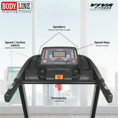 VIVA FITNESS T-51 AC MOTORISED TREADMILL