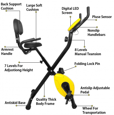 FITKING S 261 MAGNETIC X BIKE / UPRIGHT BIKE