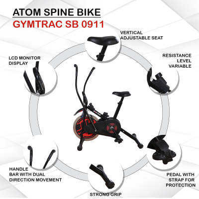 GYMTRAC SB 0911 ATOM SPINE BIKE