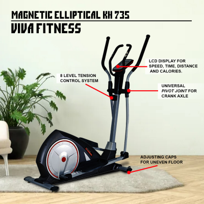 VIVA FITNESS KH 735 MAGNETIC ELLIPTICAL TRAINER