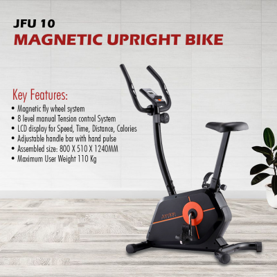 CALIFORNIA/JORDAN FITNESS JFU 10 HOME USE MAGNETIC UPRIGHT BIKE