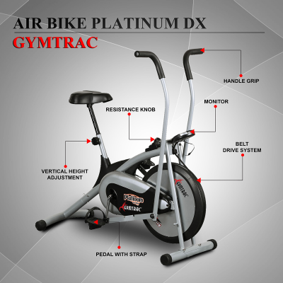 GYMTRAC PLATINUM DX AIR BIKE