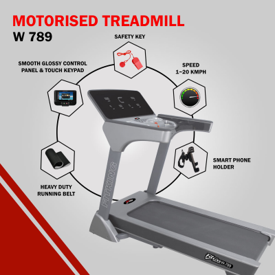 MOTORISED AC TREADMILL FITKING W 789