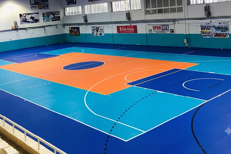 Basketball Courts Acrylic Flooring