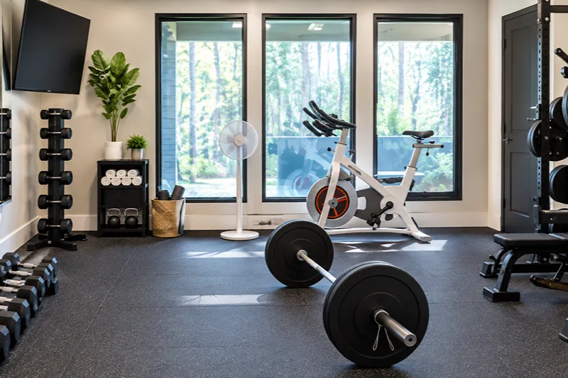 Home Gyms Premium Rubber Tiles