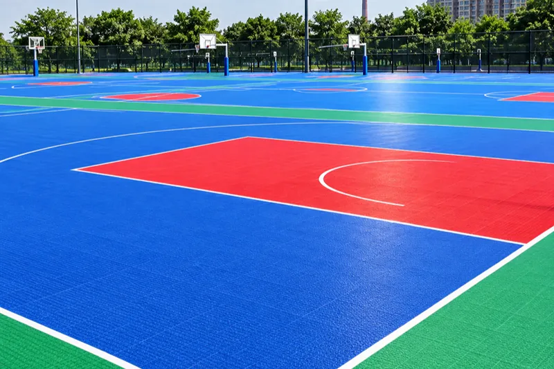 Basketball Courts PP Interlocking Tiles