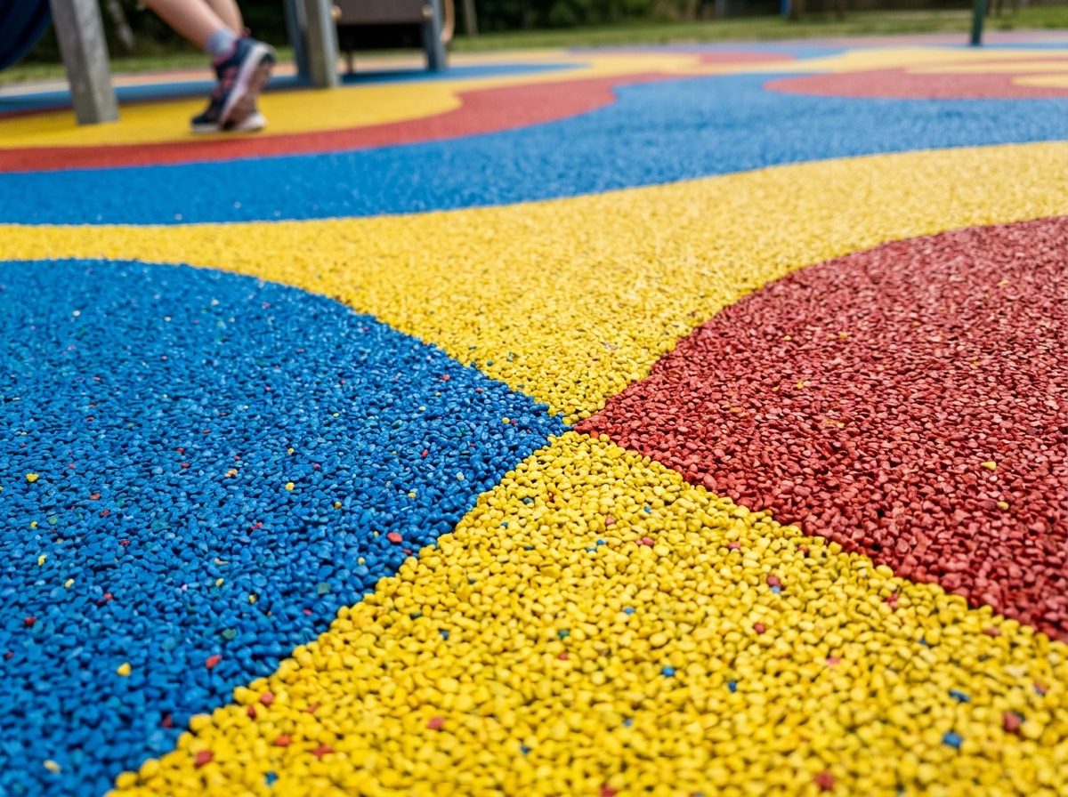 EPDM Wet-Pour Seamless Safety Flooring - Bodyline Sports